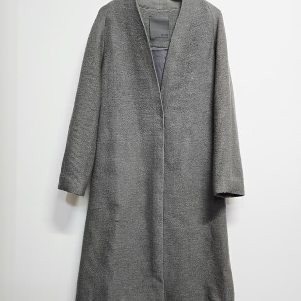 DECO 모앙고라 코트 그레이