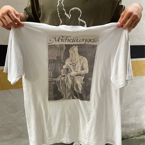 90s 미켈란젤로 Mosè Paper-Thin T-shirt