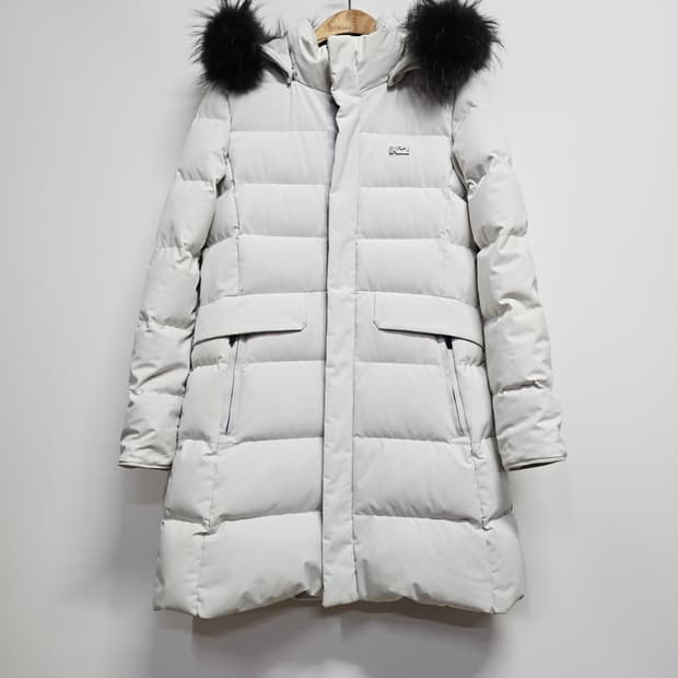 K2 여성 롱패딩  퍼 후드