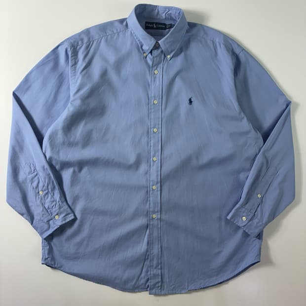 Polo  폴로 랄프로렌 자수 코튼 소라 셔츠 