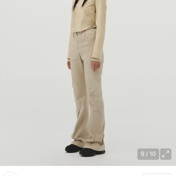 EE 누마레 23FW 부츠컷 팬츠 베이지 S