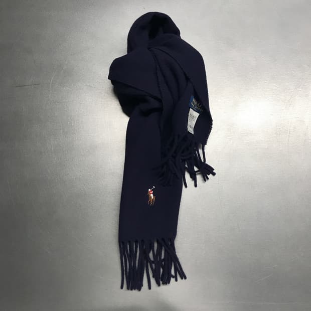 폴로 랄프로렌 네이비 머플러