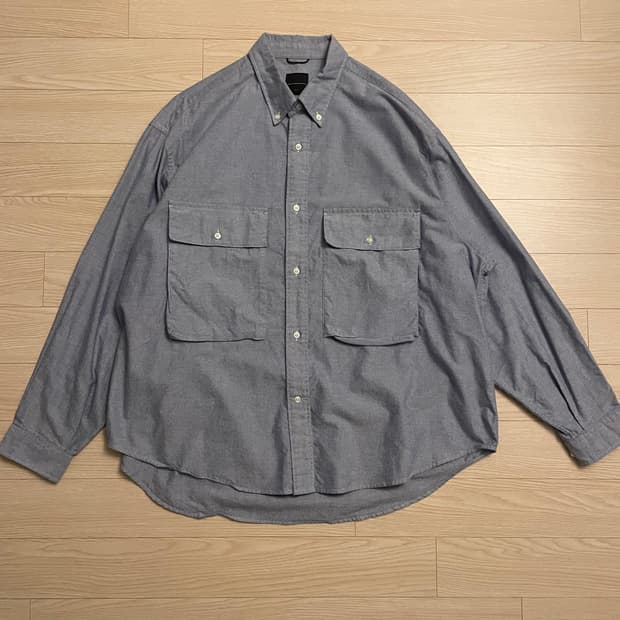 [2] 모이프 유틸리티 옥스포드 셔츠 블루