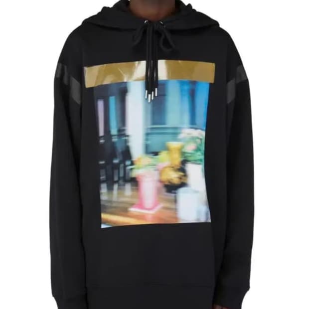 (M) 드리스 반 노튼 그래픽 후드티