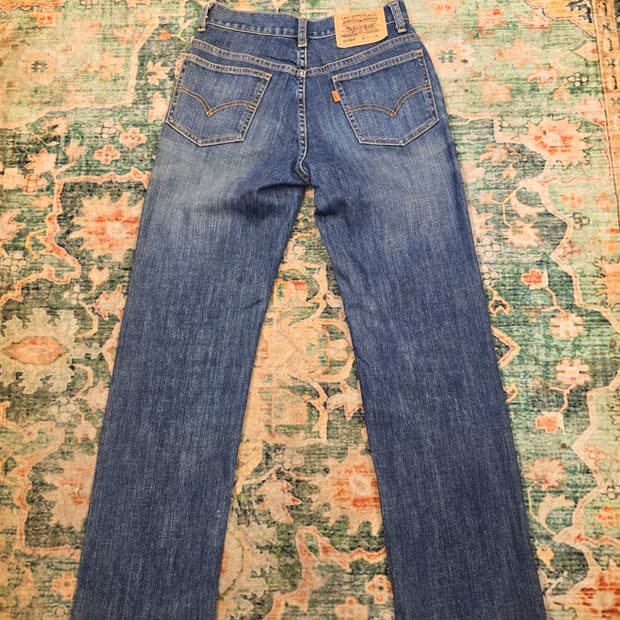 리바이스60s(Levi's)OT206 오렌지 탭 데님 팬츠