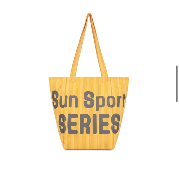 SSS Cotton Tote Yellow Stripe