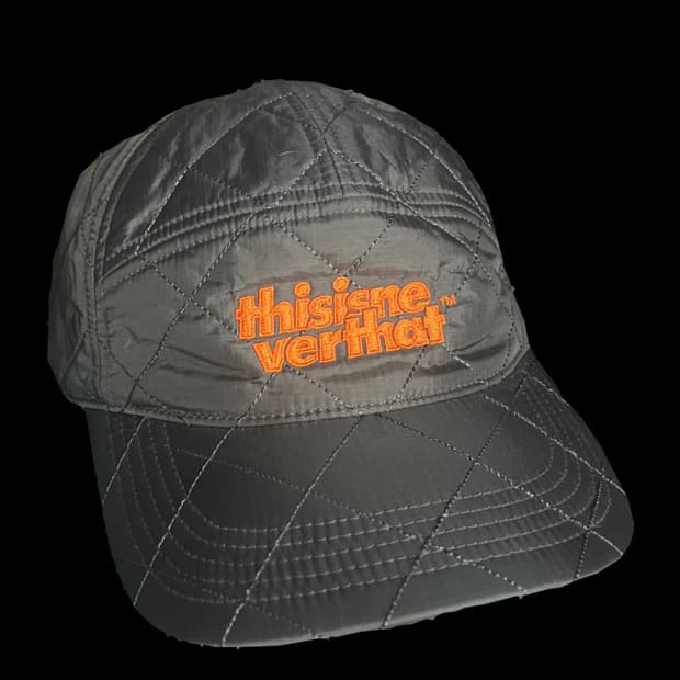 디스이즈네버댓 퀼팅캡