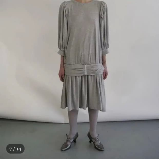 에옹쓰 아르누보 원피스 그레이
