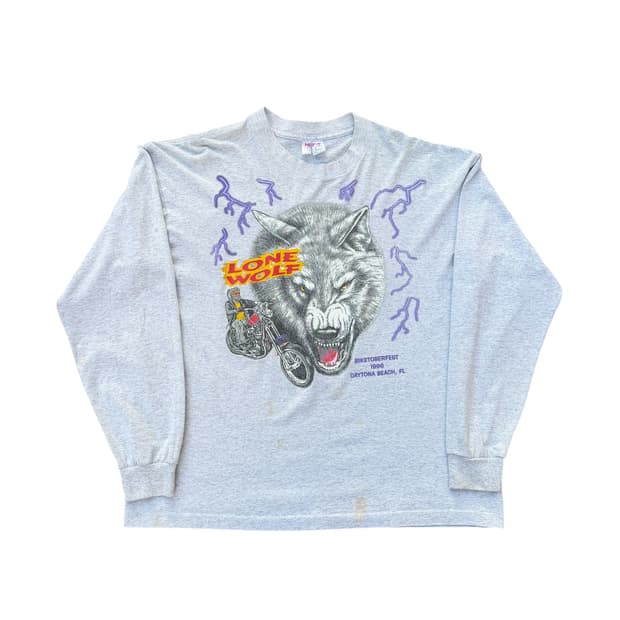빈티지 90s BIKE WEEK WOLF 롱슬리브
