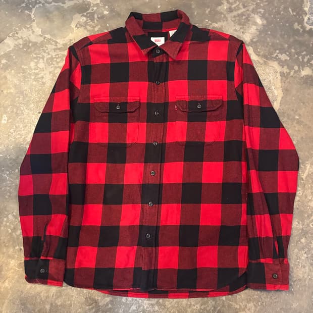 리바이스 버팔로 체크 셔츠