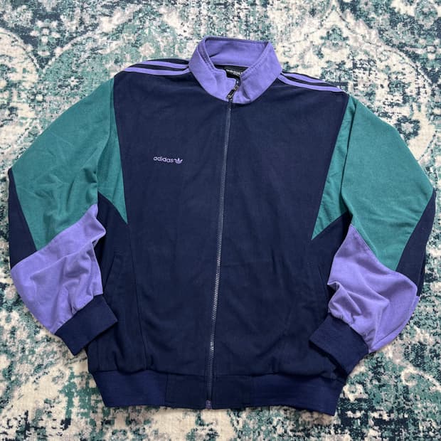 90s Adidas 아디다스 멀티컬러 트랙탑 져지(XL)