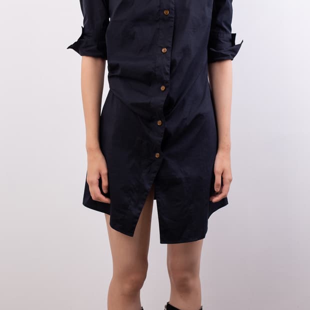 VIVIENNE WESTWOOD ASYMMETRIC SHIRT DRESS