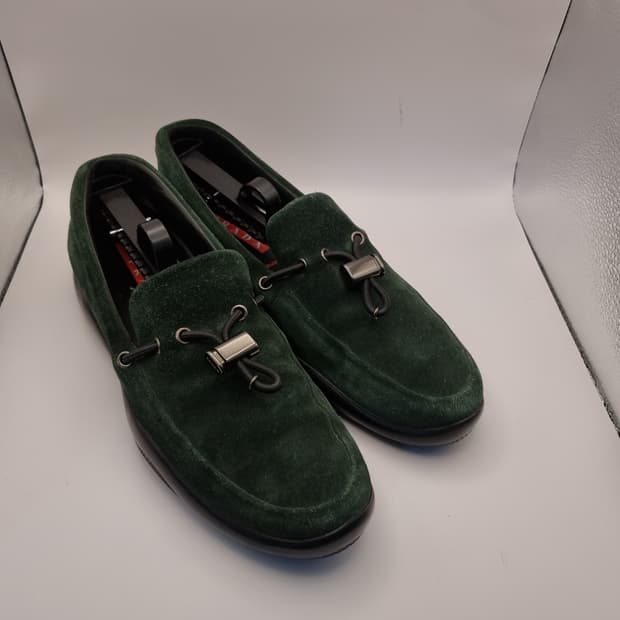 프라다 토글로퍼 그린스웨이드 eu39