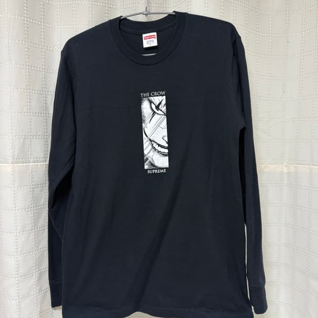 [S] 슈프림 x 더 크로우 롱슬리브 티셔츠 블랙 (21FW)