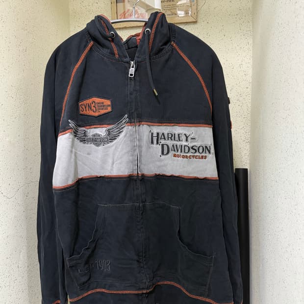 할리데이비슨 후드집업 m