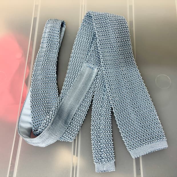 랜즈엔드 실크 니트 타이 이태리산