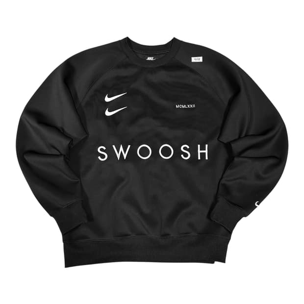 ✨ (바배) 나이키 더블 스우시 빅로고 블랙 맨투맨 