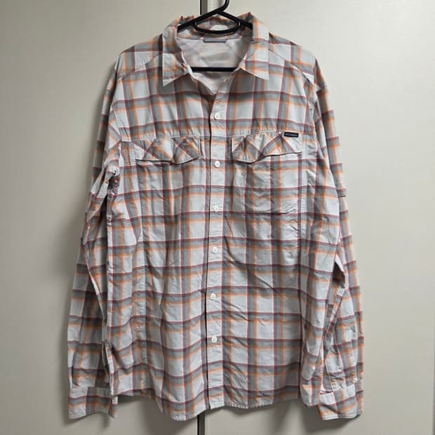 Columbia 컬럼비아 체크 셔츠 L-XL(100-105)