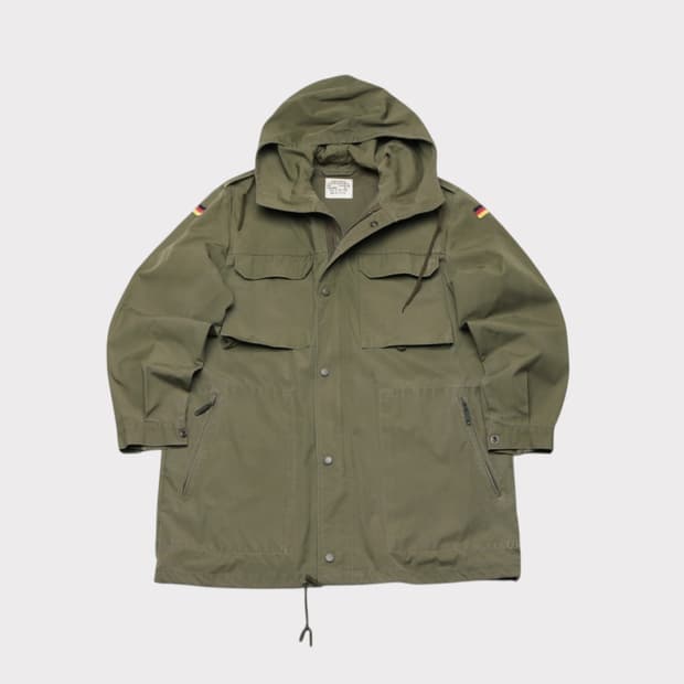 [L] 90's 독일군 밀리터리 쉘 야상 자켓