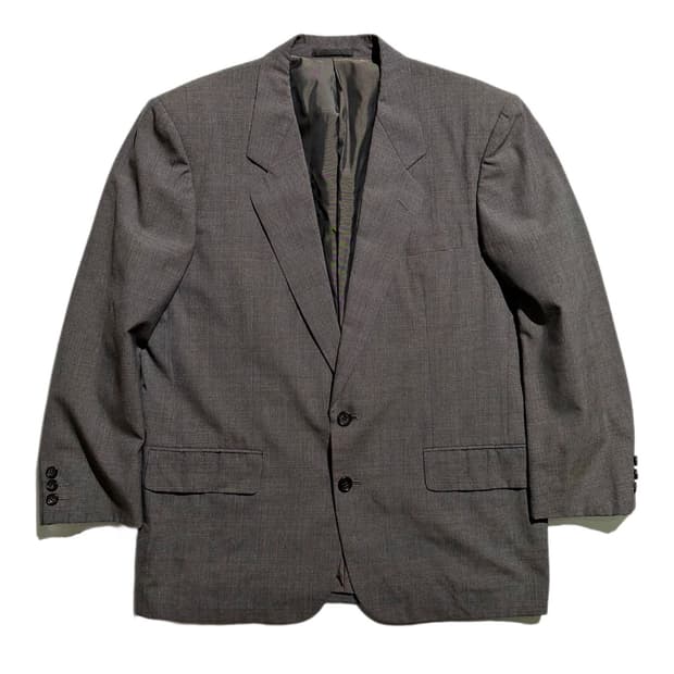 꼼데가르송 옴므 체크 싱글 오버핏 2B 블레이저