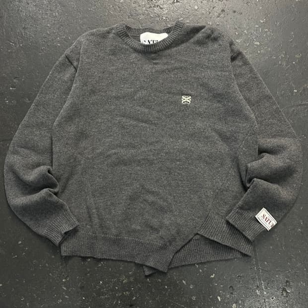 100 세터 더블린 언발란스 캐시미어 니트 