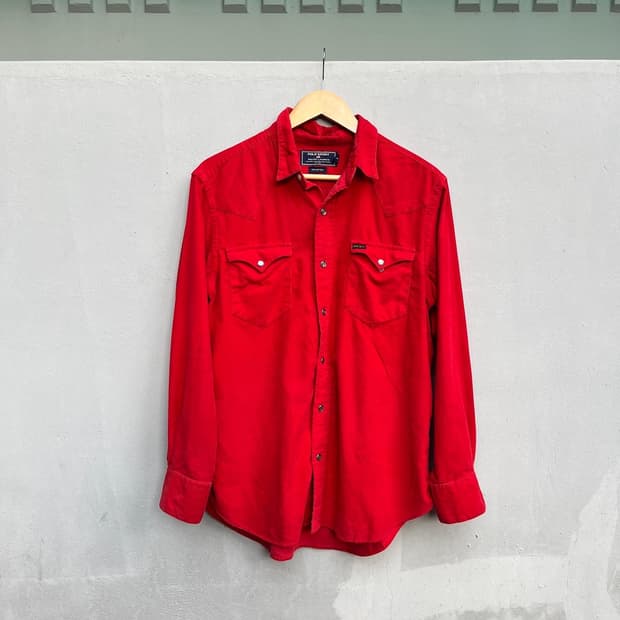 1990‘s polo red cords western