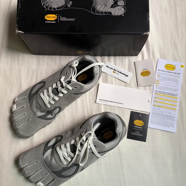 타카히로미야시타 더 솔로이스트 x 수이코크 닌 런 솔 파이브핑거스 그레이