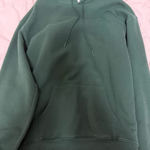 챔피온 초록색 후드티