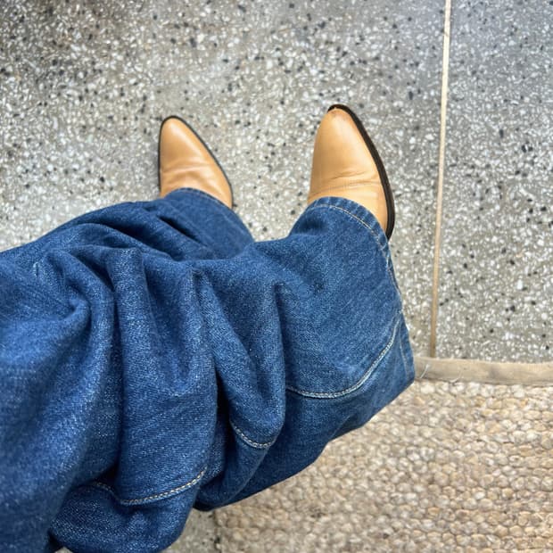 Real leather boots