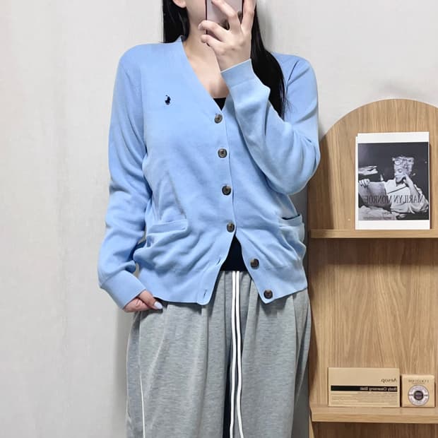[정품] 폴로 소라 / 네이비포니 가디건 [ XL(18-20) ]