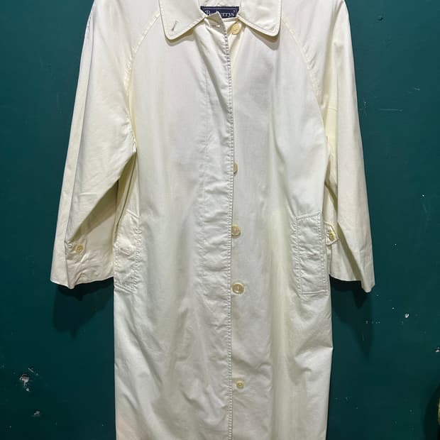 (희귀)버버리 트렌치코트 연노랑