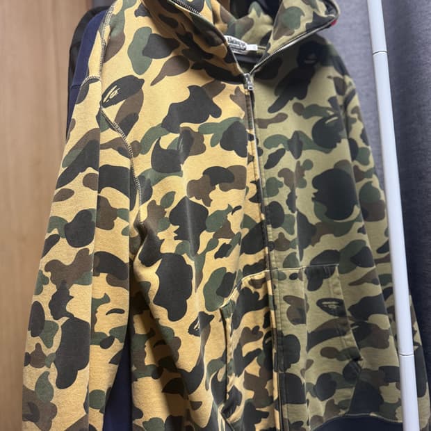 베이프 샤크 후드집업