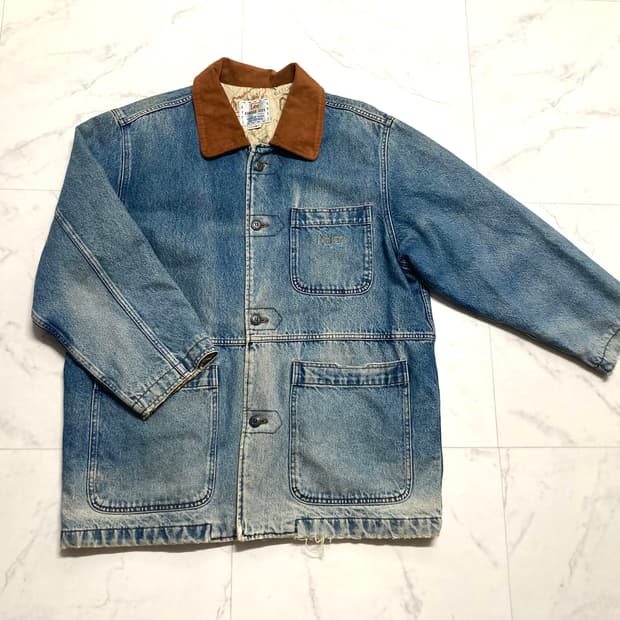 80-90s 리 LEE 데님 초어 워크 자켓 100-105