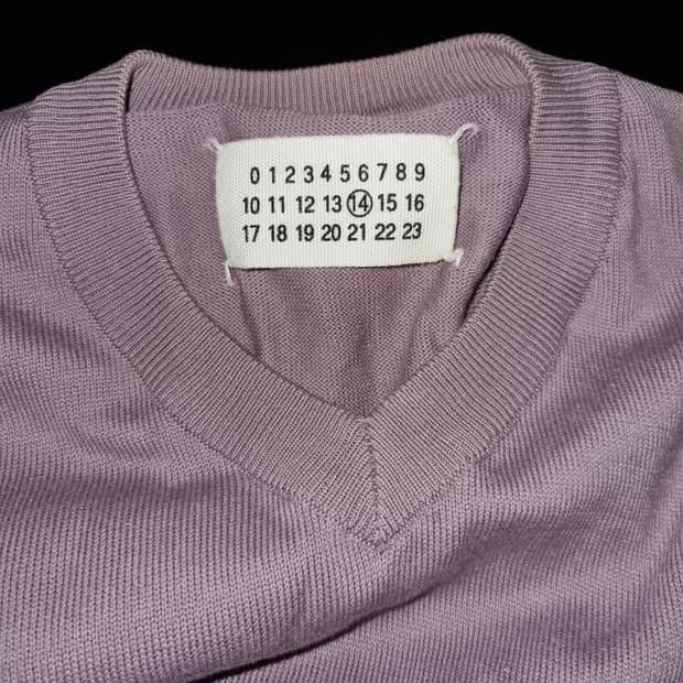 마르지엘라 엘보 패치 니트