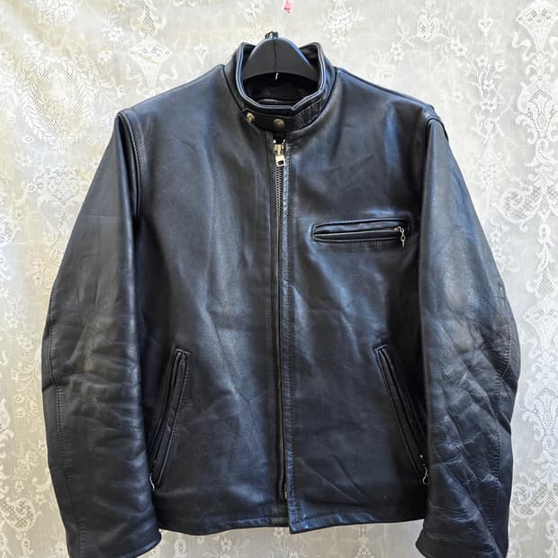 schott 쇼트 싱글 라이더 가죽자켓 (made in usa)