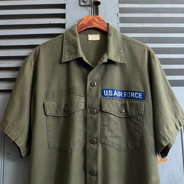 [L]70's 오리지널 U.S AIR FORCE 밀리터리 반팔 셔츠