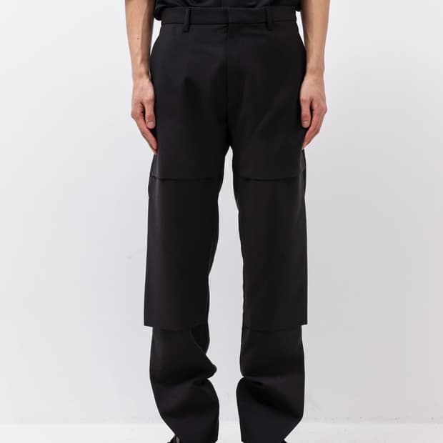 T/SEHNE TRIANGLE SHAPE LAYERED TROUSERS