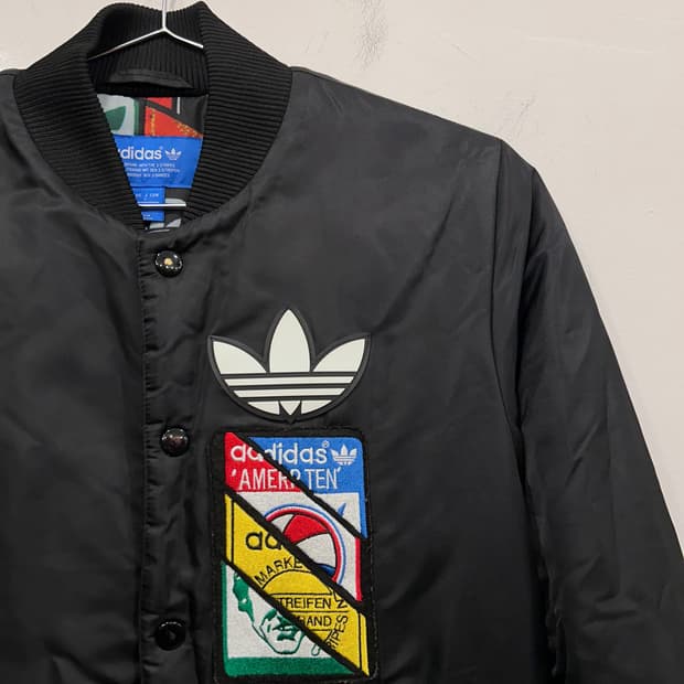 아디다스 슈퍼스타 트레포일 넘버03 봄버자켓