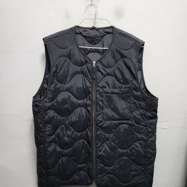 (빅사이즈) 아메카지 YKK지퍼 퀼팅 베스트