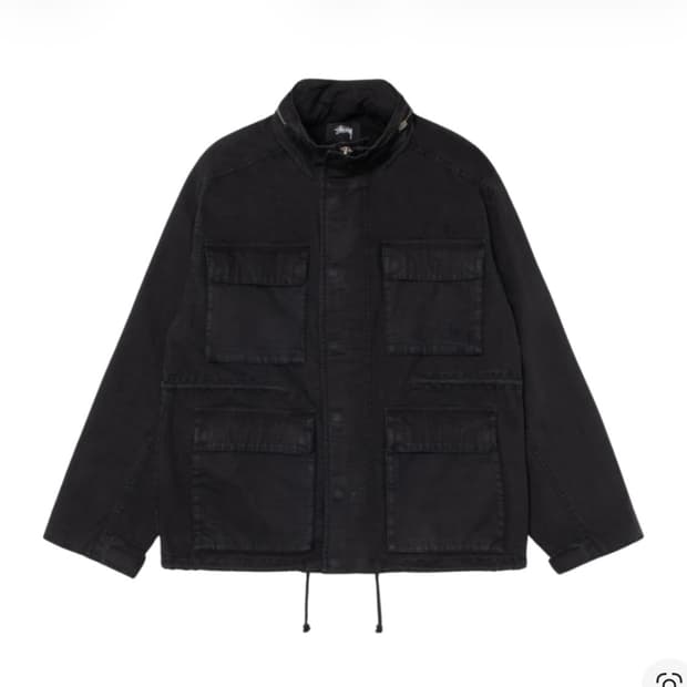 스투시 m65 자켓 블랙 m