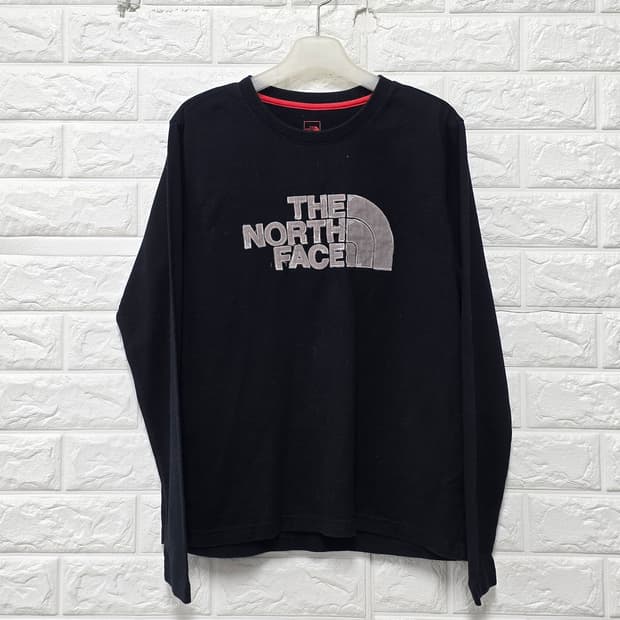 택포_ 노스페이스 블랙 긴팔 티셔츠 90 eha