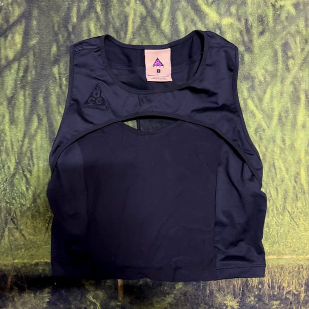 나이키 acg 크롭 나시 탑 티셔츠 