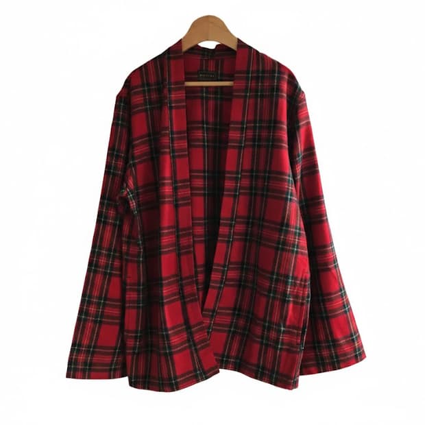캐피탈 울 타탄 체크 카카시 자켓 (하오리) 2사이즈