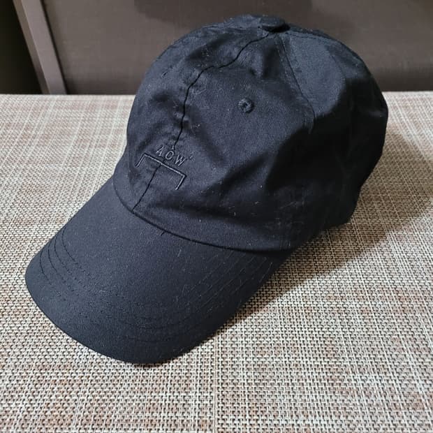 A-COLD-WALL* ACW 어콜드월 블랙 면 모직 모던 볼캡 M 사이