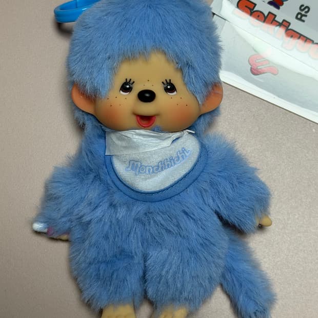 유럽 뉴컬러 몬치치 키링 형광블루💙