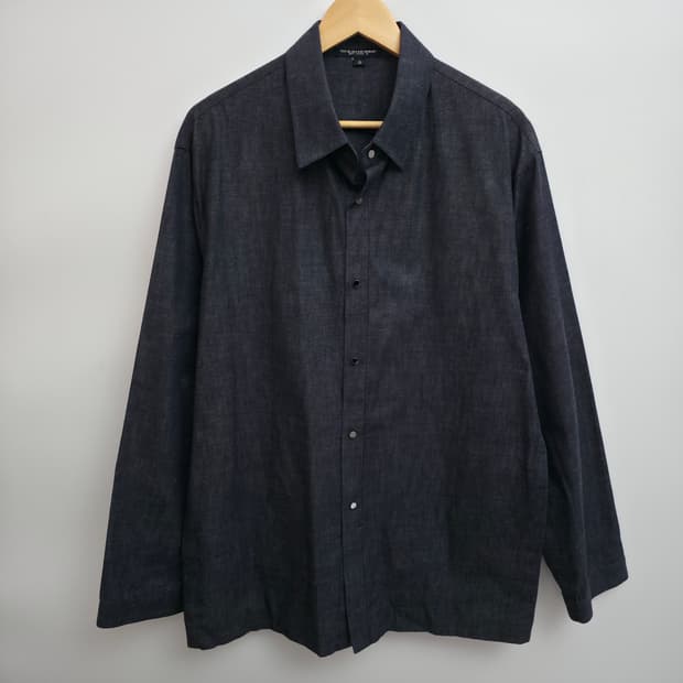 [XL] 솔리드옴므 다크 데님 셔츠