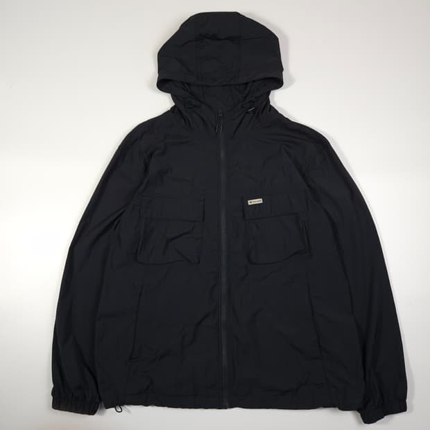 스노우피크 나일론 바람막이 블랙