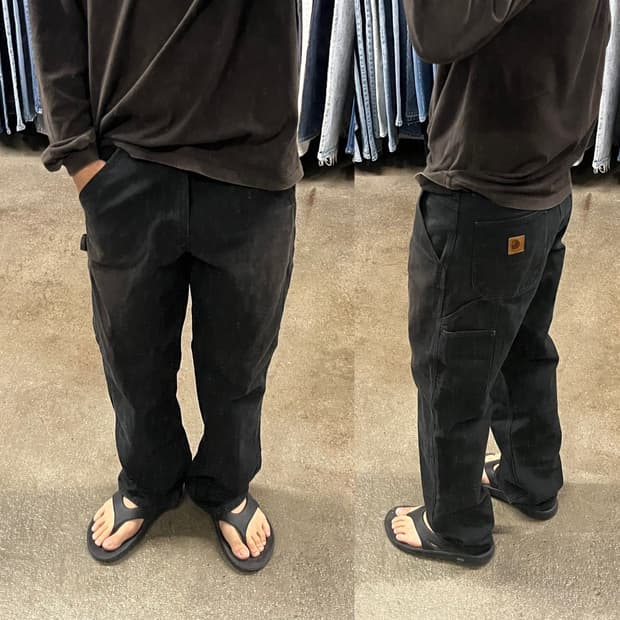 Carhartt B11 블랙 카펜터 팬츠 (30“)