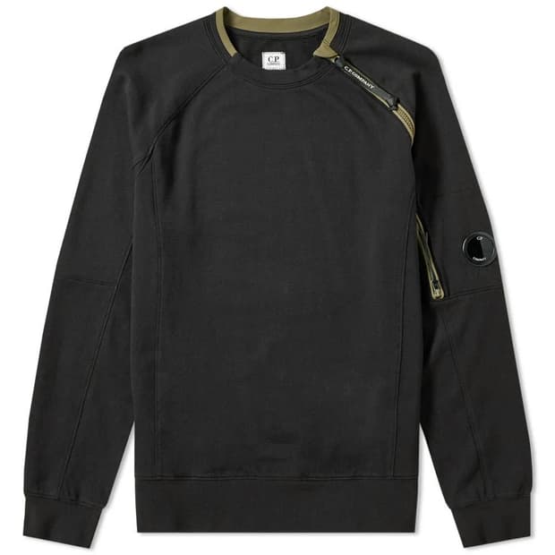  C.P. 컴퍼니 아티큘레이티드 집 암 렌즈 크루 스웨트