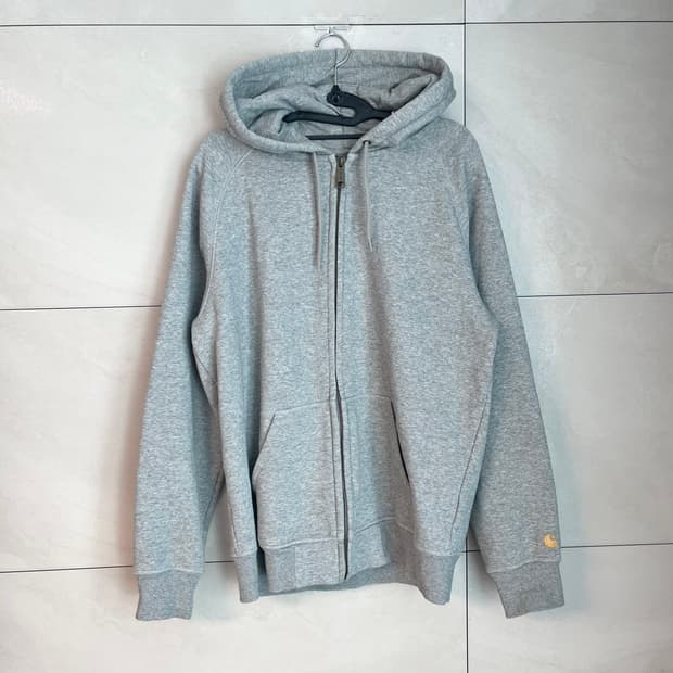 칼하트 그레이 후드집업 [M]